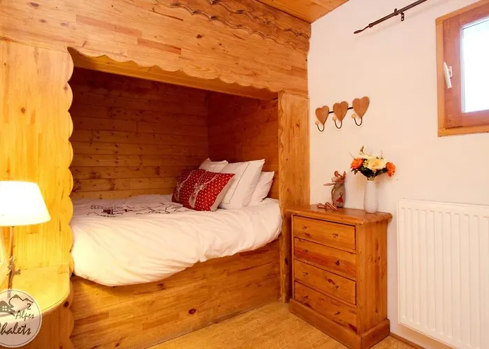 2alpeschalets - Marie 1 - Standing Et Sauna Au Pieds Des Pistes Tatil Evi *