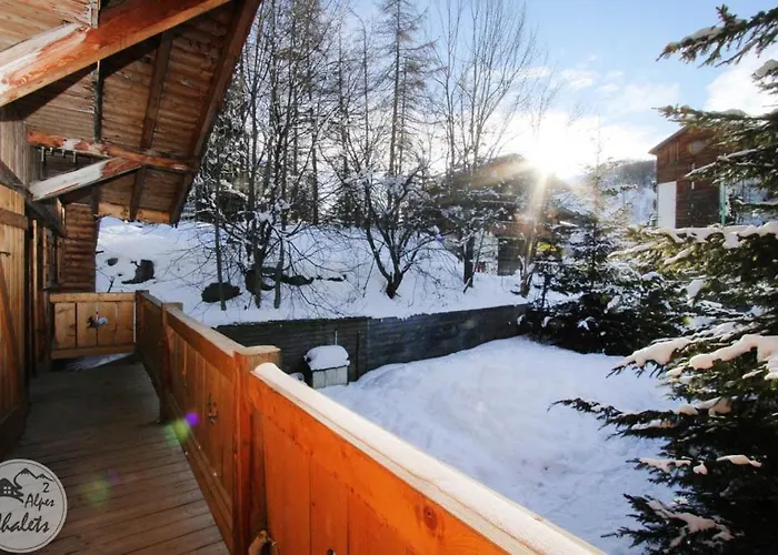 Tatil Evi 2alpeschalets - Marie 1 - Standing Et Sauna Au Pieds Des Pistes