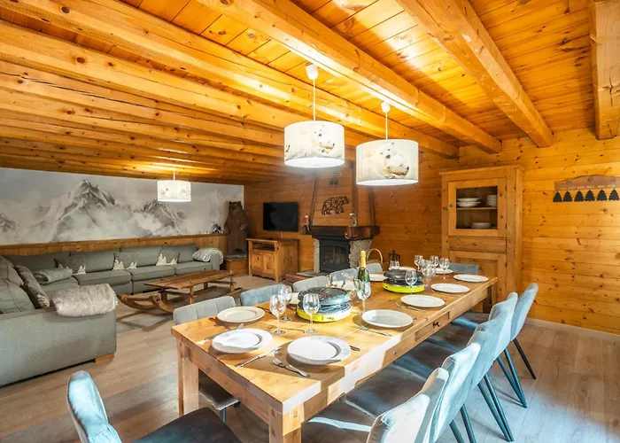 Tatil Evi 2alpeschalets - Marie 1 - Standing Et Sauna Au Pieds Des Pistes