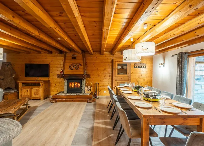 2alpeschalets - Marie 1 - Standing Et Sauna Au Pieds Des Pistes Tatil Evi *